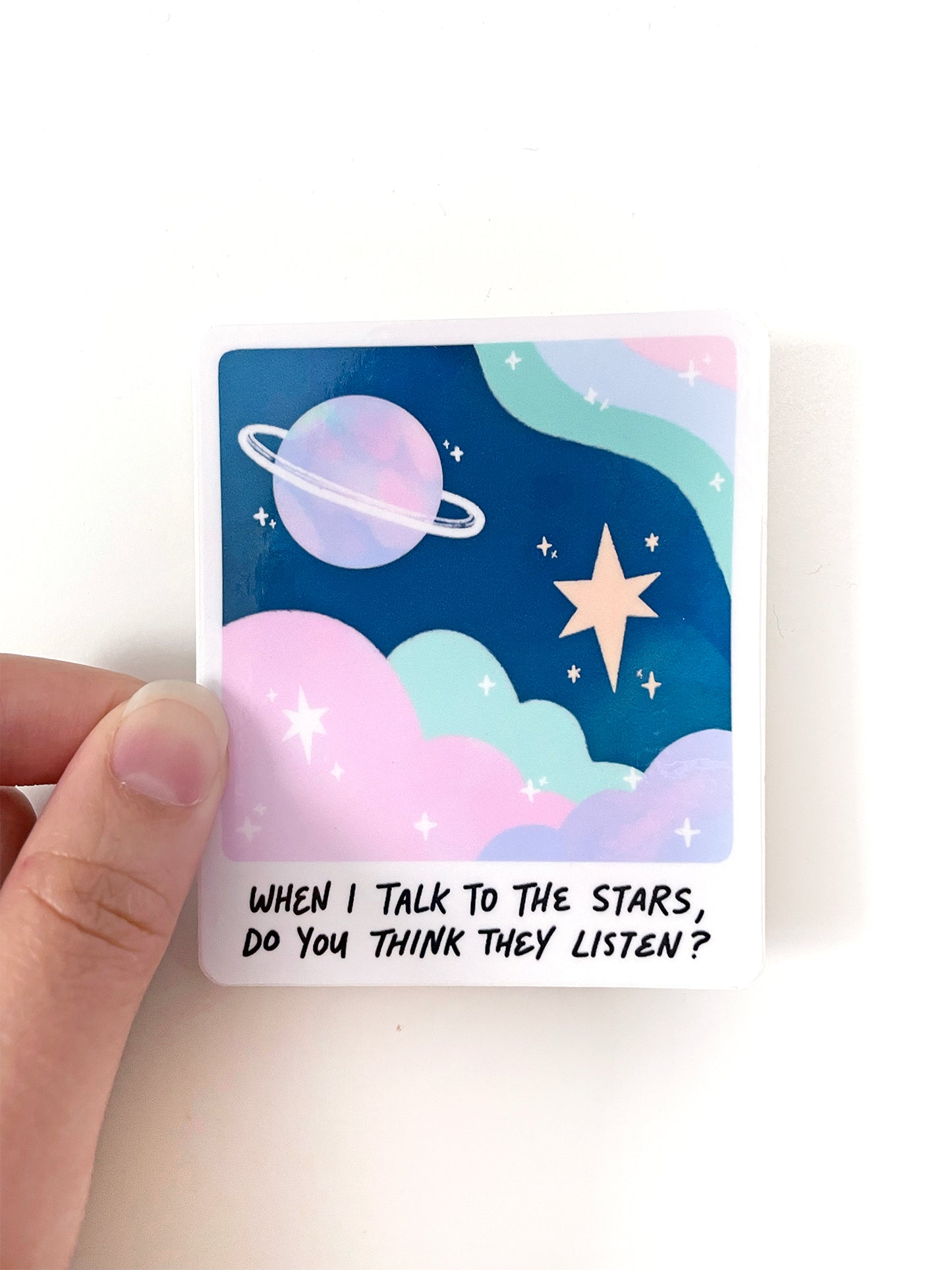 talk to the stars sticker