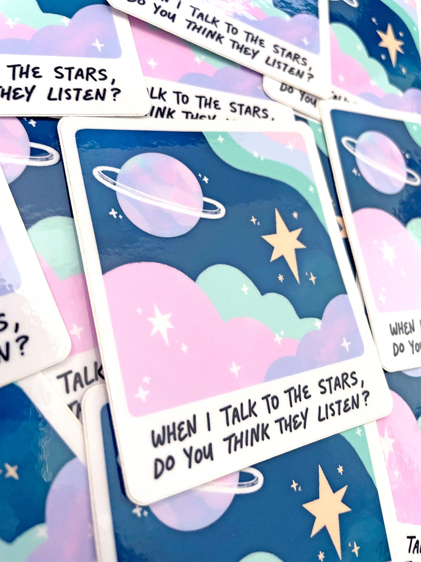 talk to the stars sticker